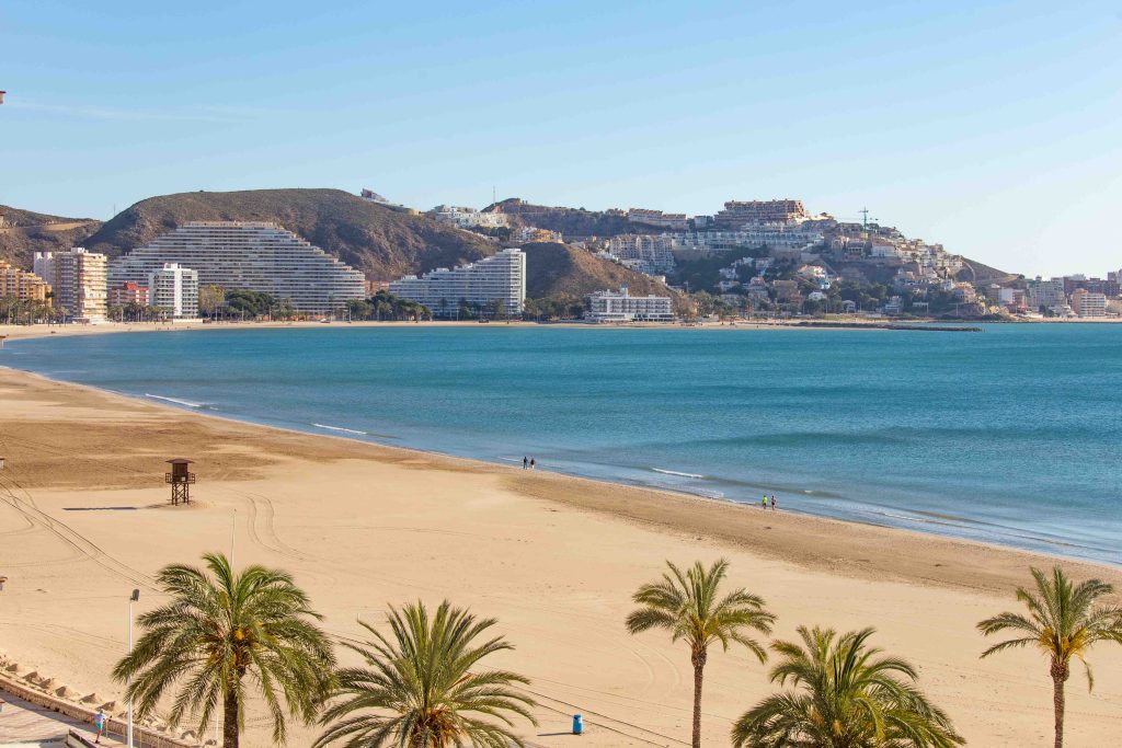 vistas de la playa de Cullera